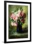 Pink Roses in a Vase-Frans Mortelmans-Framed Giclee Print