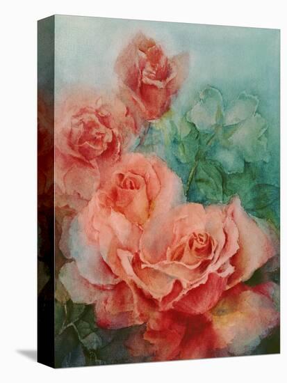 Pink Roses, Prima Ballerina-Karen Armitage-Stretched Canvas