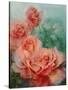 Pink Roses, Prima Ballerina-Karen Armitage-Stretched Canvas
