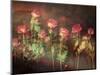 Pink Roses with Textures and Floral Ornaments-Alaya Gadeh-Mounted Photographic Print