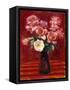 Pink Roses-William James Glackens-Framed Stretched Canvas