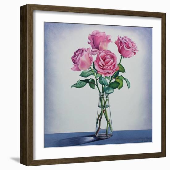 Pink Roses-Christopher Ryland-Framed Giclee Print