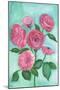 Pink Roses-Elizabeth Rider-Mounted Giclee Print