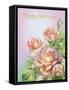 Pink Roses-Olga And Alexey Drozdov-Framed Stretched Canvas