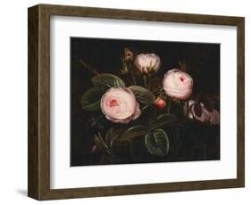 Pink Roses-Johan Laurentz Jensen-Framed Giclee Print