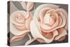 Pink Roses-Lea Faucher-Stretched Canvas