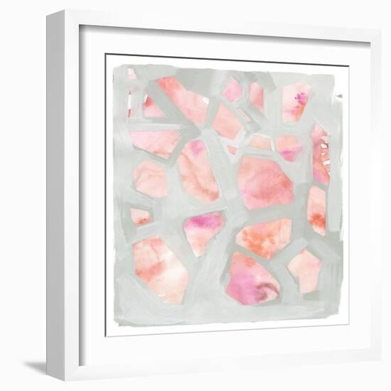 Pink Salt Shards I-Jennifer Parker-Framed Art Print