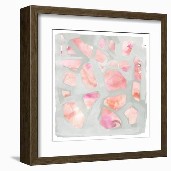 Pink Salt Shards I-Jennifer Parker-Framed Art Print