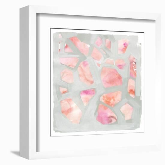 Pink Salt Shards I-Jennifer Parker-Framed Art Print