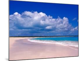 Pink Sand Beach, Harbour Island, Bahamas-Greg Johnston-Mounted Photographic Print