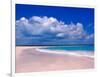 Pink Sand Beach, Harbour Island, Bahamas-Greg Johnston-Framed Photographic Print