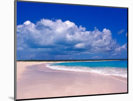 Pink Sand Beach, Harbour Island, Bahamas-Greg Johnston-Mounted Photographic Print