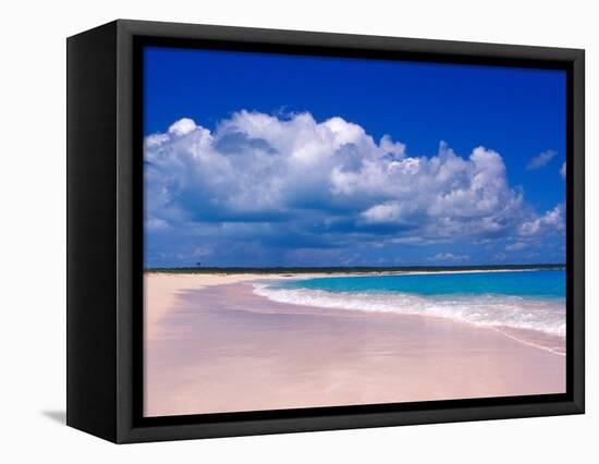 Pink Sand Beach, Harbour Island, Bahamas-Greg Johnston-Framed Stretched Canvas