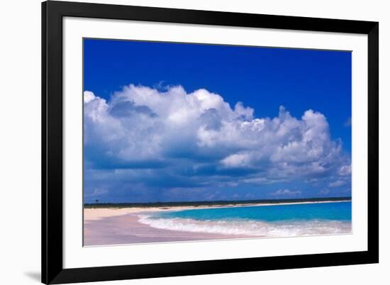 Pink Sand Beach, Harbour Island, Bahamas-Greg Johnston-Framed Photographic Print