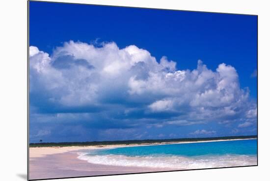 Pink Sand Beach, Harbour Island, Bahamas-Greg Johnston-Mounted Photographic Print