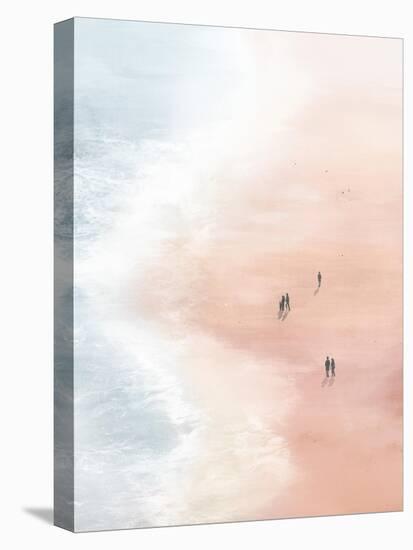 Pink Sand Beaches I-Isabelle Z-Stretched Canvas