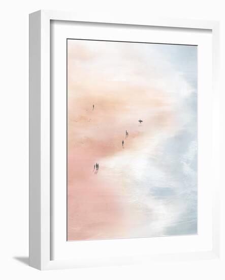 Pink Sand Beaches II-Isabelle Z-Framed Art Print