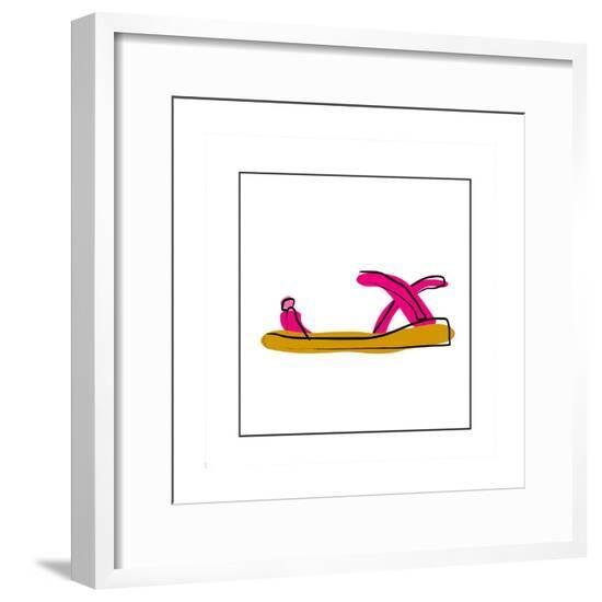 Pink Sandals--Framed Giclee Print