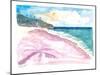 Pink Sands Beach Scene on Harbour Island Bahamas-M. Bleichner-Mounted Art Print