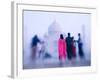 Pink Sari, Taj Mahal, India-Walter Bibikow-Framed Photographic Print