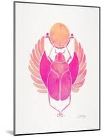 Pink Scarab-Cat Coquillette-Mounted Art Print