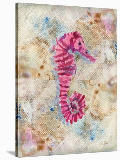 Pink Seahorse-LuAnn Roberto-Stretched Canvas