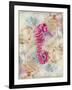 Pink Seahorse-LuAnn Roberto-Framed Art Print