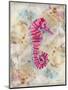 Pink Seahorse-LuAnn Roberto-Mounted Art Print