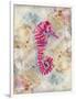 Pink Seahorse-LuAnn Roberto-Framed Art Print