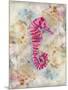 Pink Seahorse-LuAnn Roberto-Mounted Art Print