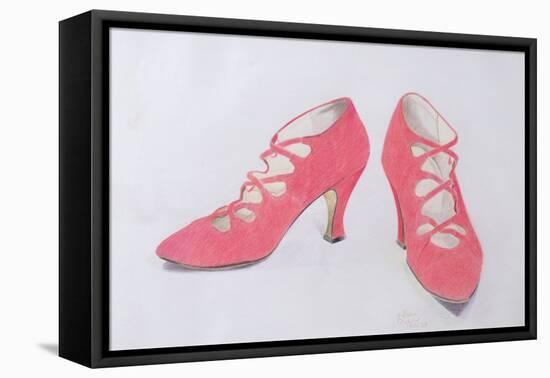 Pink Shoes, 1997-Alan Byrne-Framed Stretched Canvas