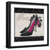 Pink Shoes Square II-Todd Williams-Framed Art Print