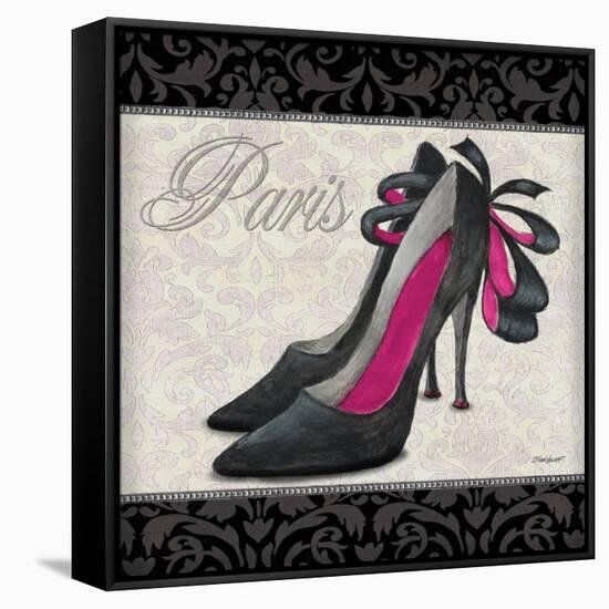 Pink Shoes Square II-Todd Williams-Framed Stretched Canvas