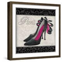 Pink Shoes Square II-Todd Williams-Framed Art Print