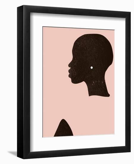 Pink Silhouette I-Jennifer Parker-Framed Art Print