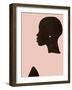 Pink Silhouette I-Jennifer Parker-Framed Art Print