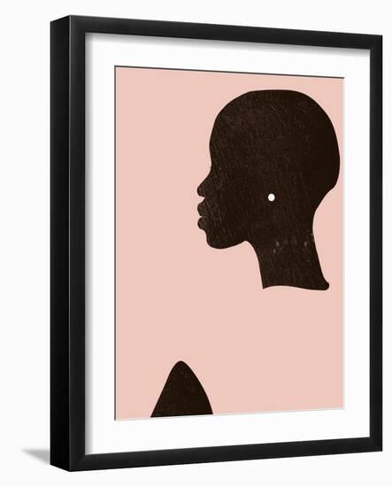 Pink Silhouette I-Jennifer Parker-Framed Art Print