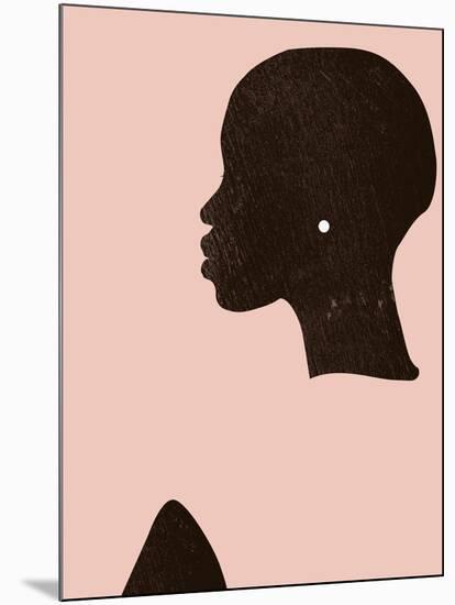 Pink Silhouette I-Jennifer Parker-Mounted Art Print