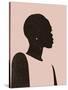 Pink Silhouette II-Jennifer Parker-Stretched Canvas