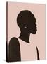 Pink Silhouette II-Jennifer Parker-Stretched Canvas