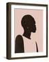 Pink Silhouette II-Jennifer Parker-Framed Art Print