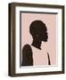 Pink Silhouette II-Jennifer Parker-Framed Premium Giclee Print