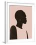 Pink Silhouette II-Jennifer Parker-Framed Art Print