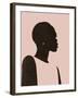 Pink Silhouette II-Jennifer Parker-Framed Art Print