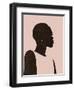 Pink Silhouette II-Jennifer Parker-Framed Art Print