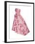 Pink Silk Taffeta Chine Gown, Yves Saint Laurent for Christian Dior, 1956-null-Framed Photographic Print