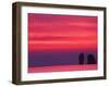 Pink Sky Reflected in Sea With Karst Islands, Phang Nga Bay, Thailand-Merrill Images-Framed Premium Photographic Print