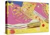 Pink Sneakers-Sarah Beetson-Stretched Canvas