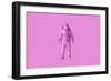 Pink Spaceman Astronaut Cosmonaut-Paul Campbell-Framed Art Print