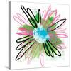 Pink Splash Flower-Elle Stewart-Stretched Canvas